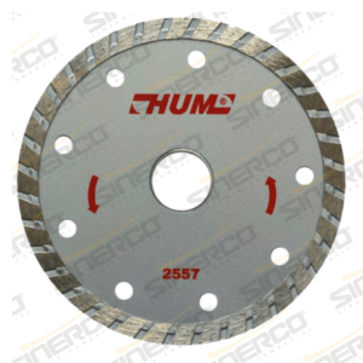 Imagen de 2557 DISCO DE DIAMANTE TURBO HUM 4-1/2"X0.08"X7/8"
