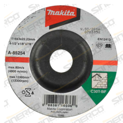 Imagen de DISCO CORTE PARA CONCRETO 4-1/2"X1/8"X7/8"