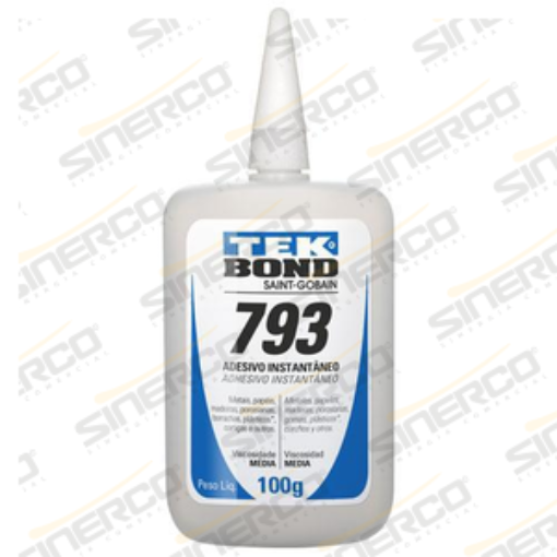 Imagen de ADHESIVO INSTANTÁNEO 793 TEKBOND 100G TUBO APLICADOR CAJA C/10 B