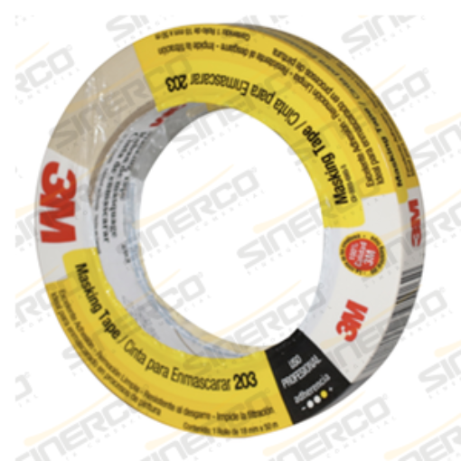 Imagen de 203 MASKING TAPE 0.018 X 50M USO PROFESIONAL