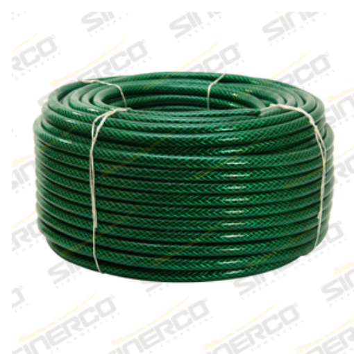 Imagen de MANGUERA TRAMADA VERDE 3/4" X 100 MTS.