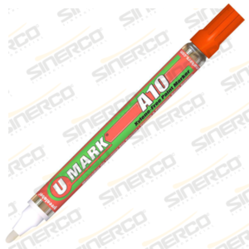 Imagen de MARCADOR PARA METAL A10 U-MARK NARANJA