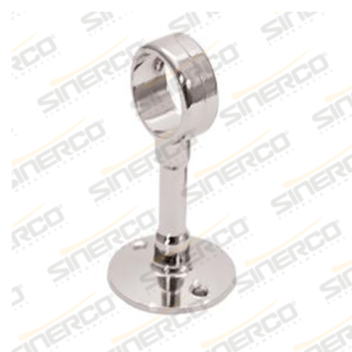 Imagen de SOPORTE CROMADO DE 1" ALTO CENTRAL PAQ. C/25 PZAS