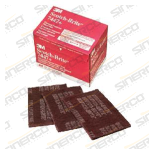 Imagen de 7447 3M FIBRA MARRON C/60PZ - USO GENERAL