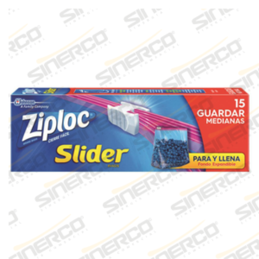 Imagen de ZIPLOC PARA GUARDAR SMART ZIP 15 BOLSAS