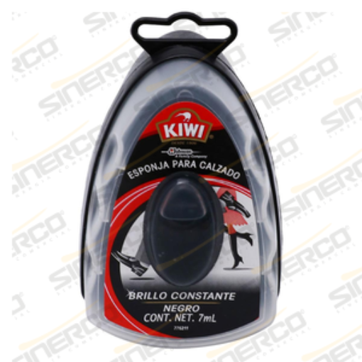 Imagen de KIWI ESPONJA 7ML NEGRO