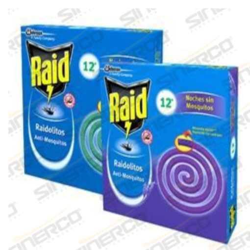 Imagen de INSECTICIDA RAID RAIDOLITOS 6 REPUESTOS ORIGINAL