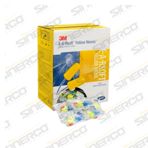 Imagen de 311-1250 -TAPON AUDITIVO E-A-R SOFT C/CORDON 33DB