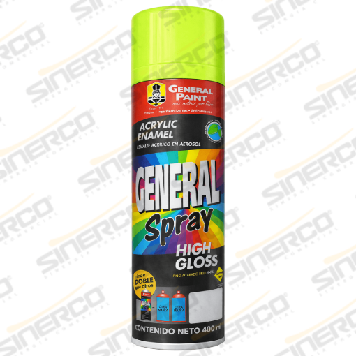 Imagen de PINTURA EN AEROSOL A2703 AMARILLO FLUORESCENTE     