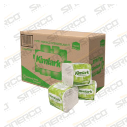 Imagen de KCP 90507 KIMLARK HIGIENICO INTERDOBLADO 250 HD CON 30 ROLLOS