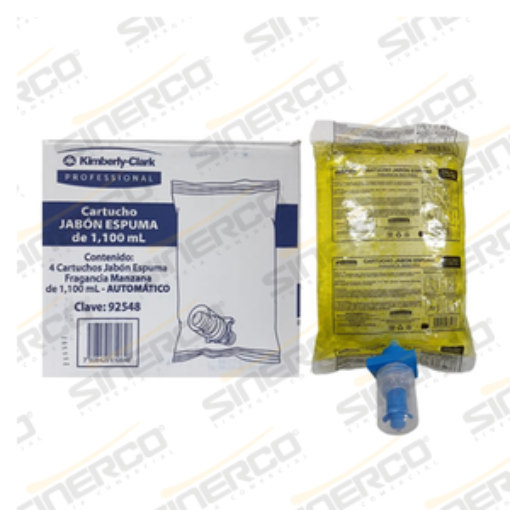Imagen de KCP 92548 JABON EN ESPUMA AUTOMATICO MANZANA 1100 ML
